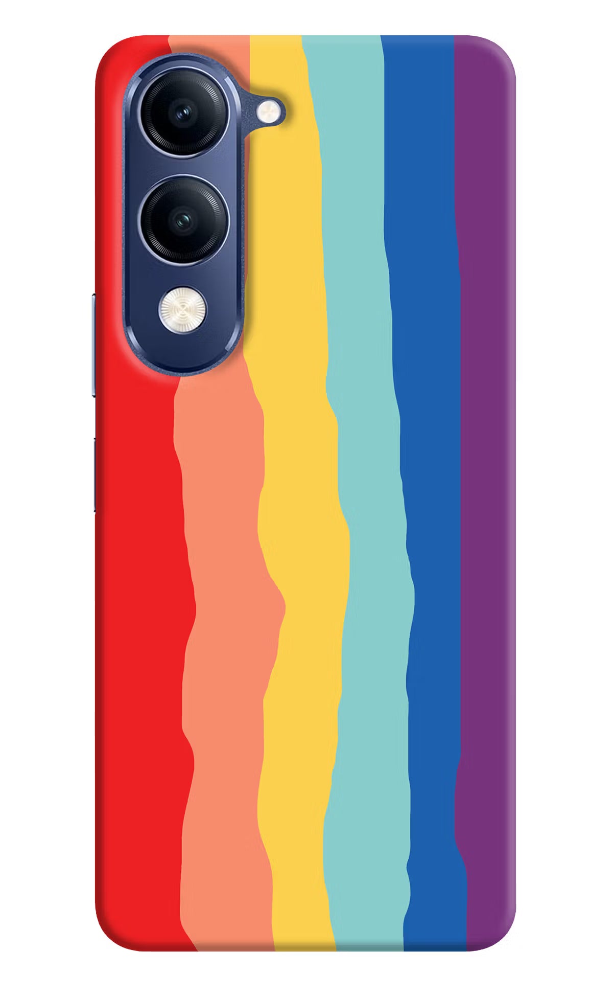 Rainbow Vivo V40 Lite Hard Case Back Cover by Casekaro