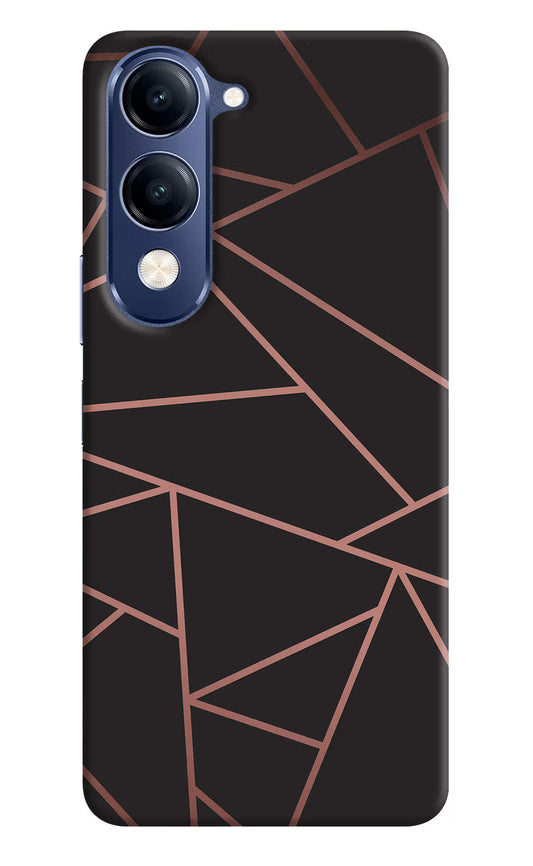 Geometric Pattern Vivo V40 Lite Hard Case Back Cover by Casekaro