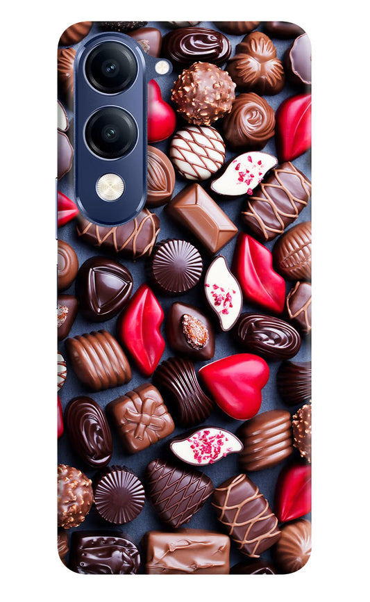 Chocolates Vivo V40 Lite Hard Case Back Cover by Casekaro