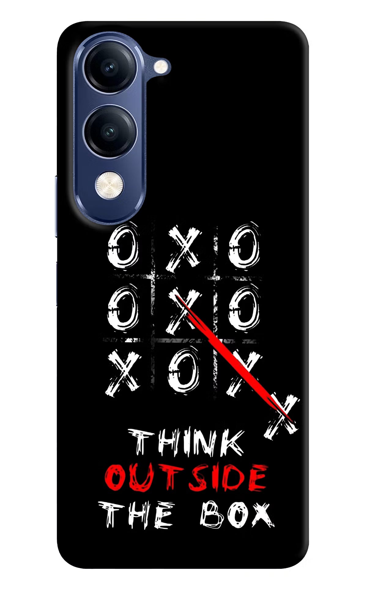 Think out of the BOX Vivo V40 Lite Hard Case Back Cover by Casekaro