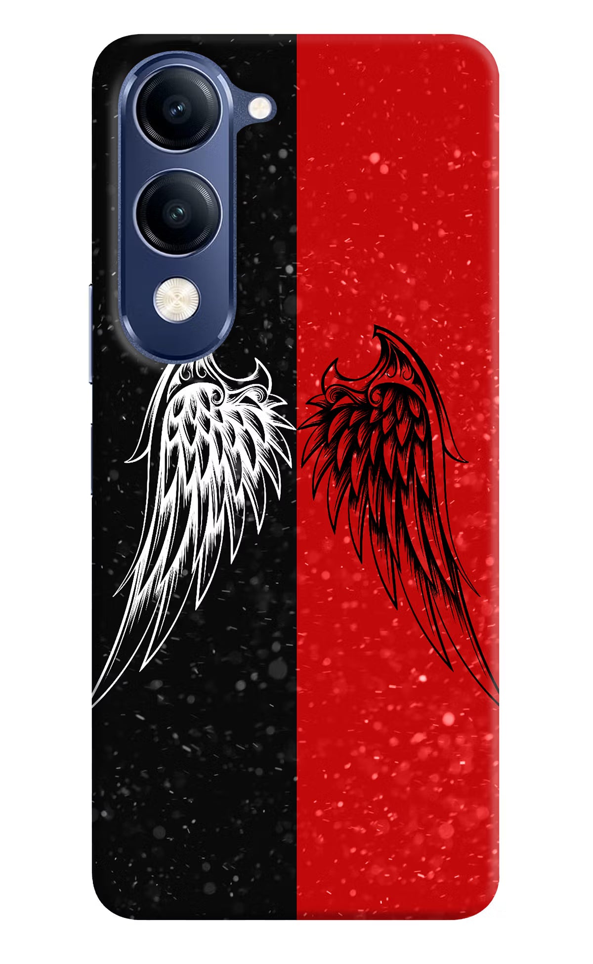 Wings Vivo V40 Lite Hard Case Back Cover by Casekaro