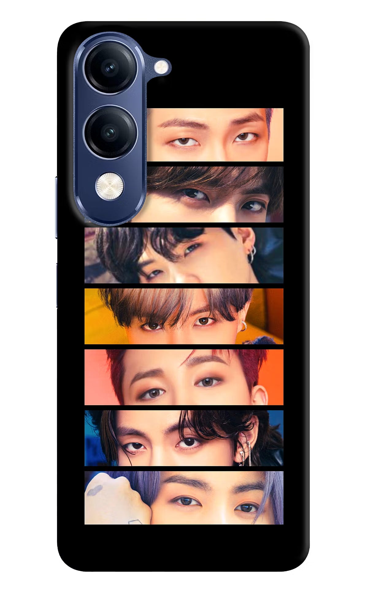 BTS Eyes Vivo V40 Lite Hard Case Back Cover by Casekaro