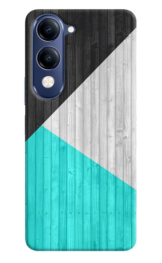 Wooden Abstract Vivo V40 Lite Hard Case Back Cover by Casekaro