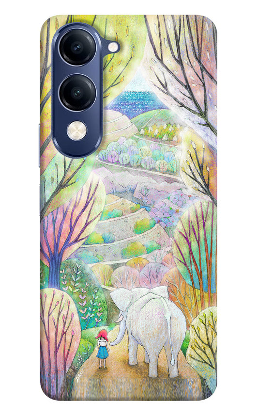 Nature Painting Vivo V40 Lite Hard Case Back Cover by Casekaro