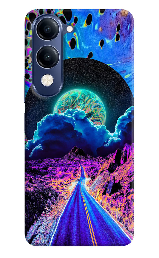 Psychedelic Painting Vivo V40 Lite Hard Case Back Cover by Casekaro
