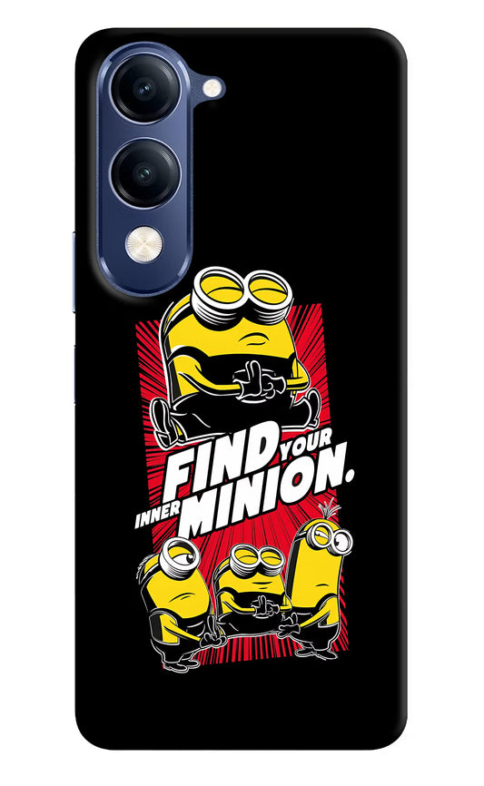 Find your inner Minion Vivo V40 Lite Hard Case Back Cover by Casekaro