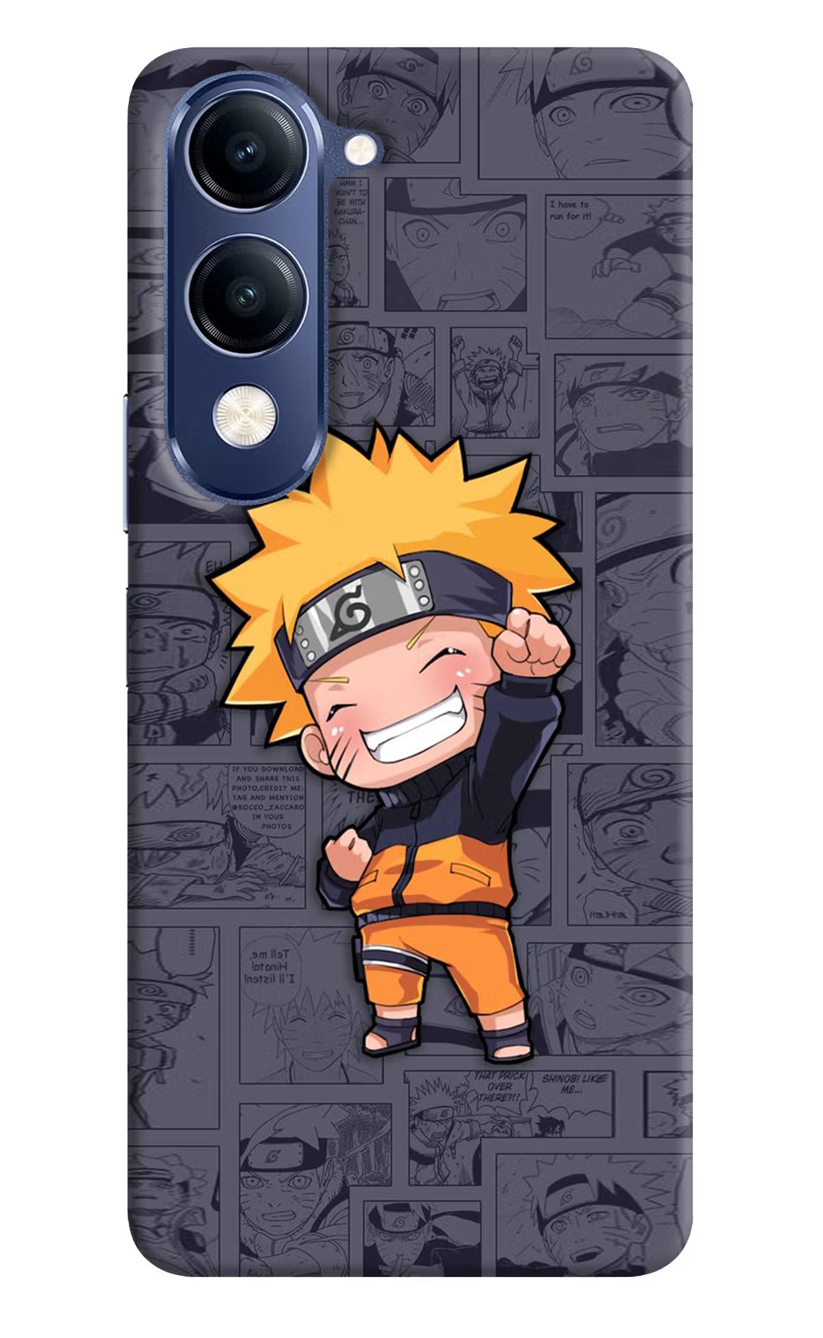 Chota Naruto Vivo V40 Lite Hard Case Back Cover by Casekaro