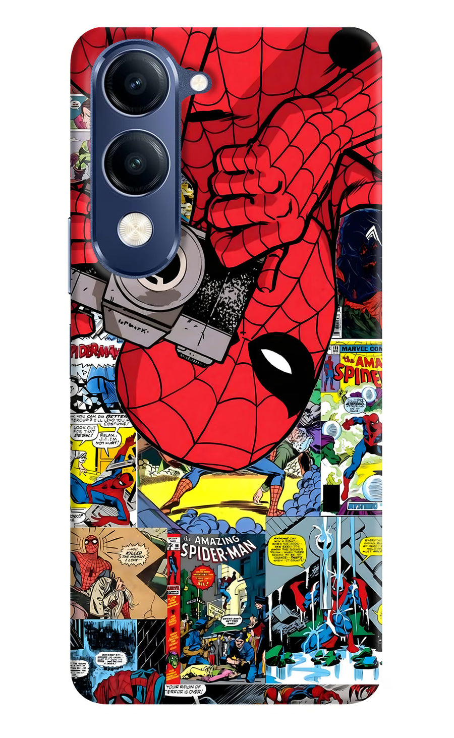 Spider Man Vivo V40 Lite Back Cover, Hard case