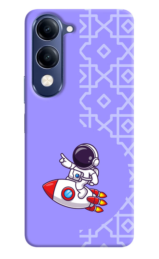 Cute Astronaut Vivo V40 Lite Hard Case Back Cover by Casekaro