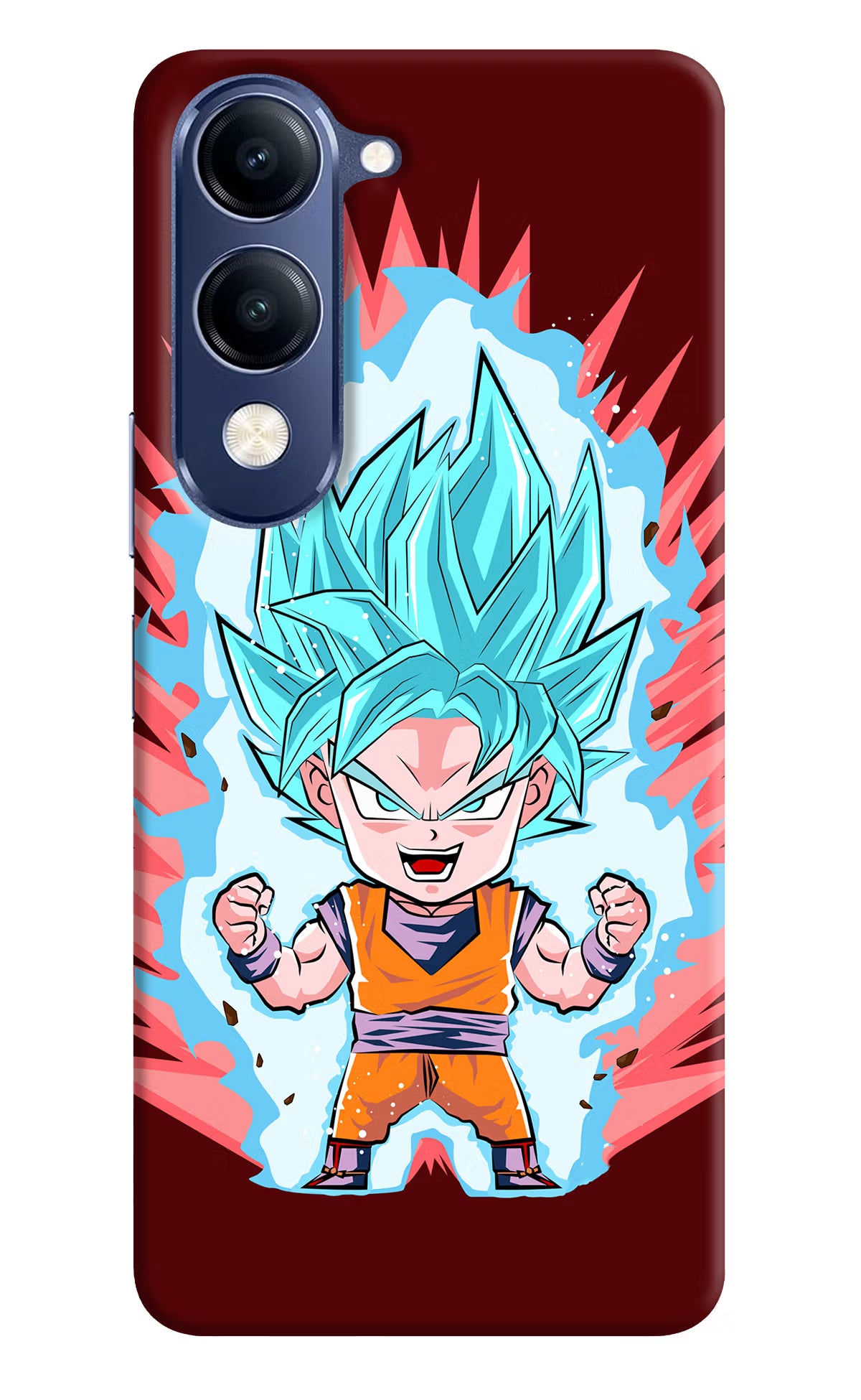 Goku Little Vivo V40 Lite Hard Case Back Cover by Casekaro