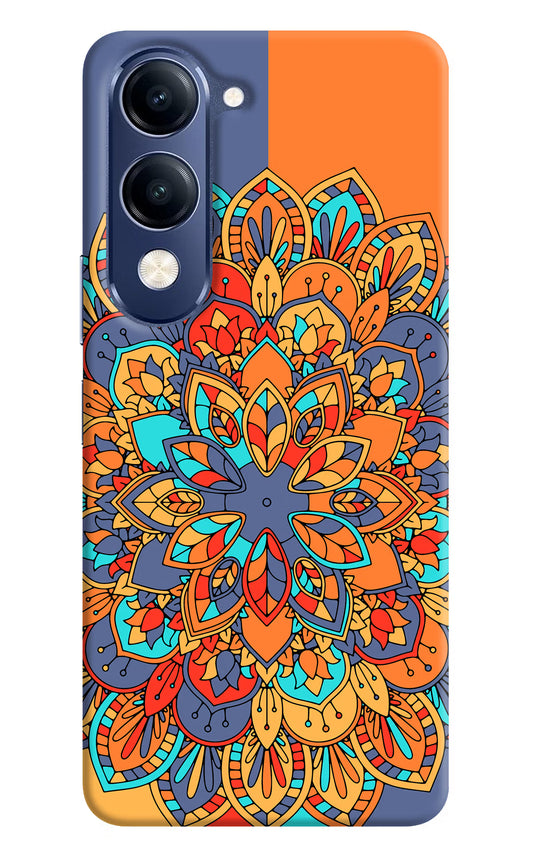 Color Mandala Vivo V40 Lite Hard Case Back Cover by Casekaro