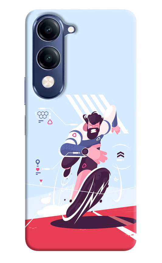 Run Pro Vivo V40 Lite Hard Case Back Cover by Casekaro