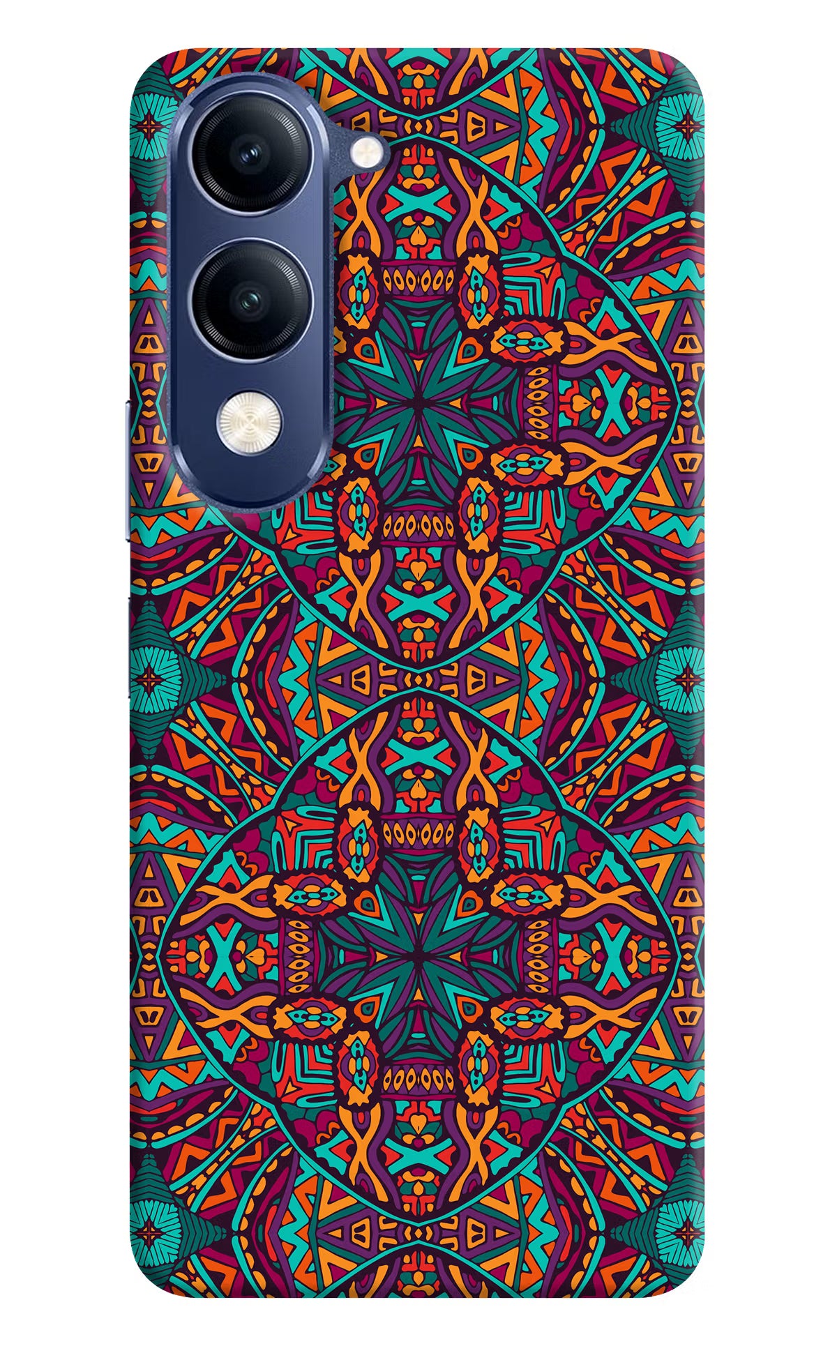 Colour Mandala Vivo V40 Lite Hard Case Back Cover by Casekaro