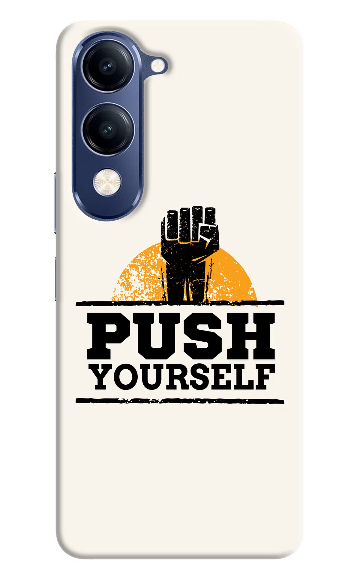 Push Yourself Vivo V40 Lite Hard Case Back Cover by Casekaro