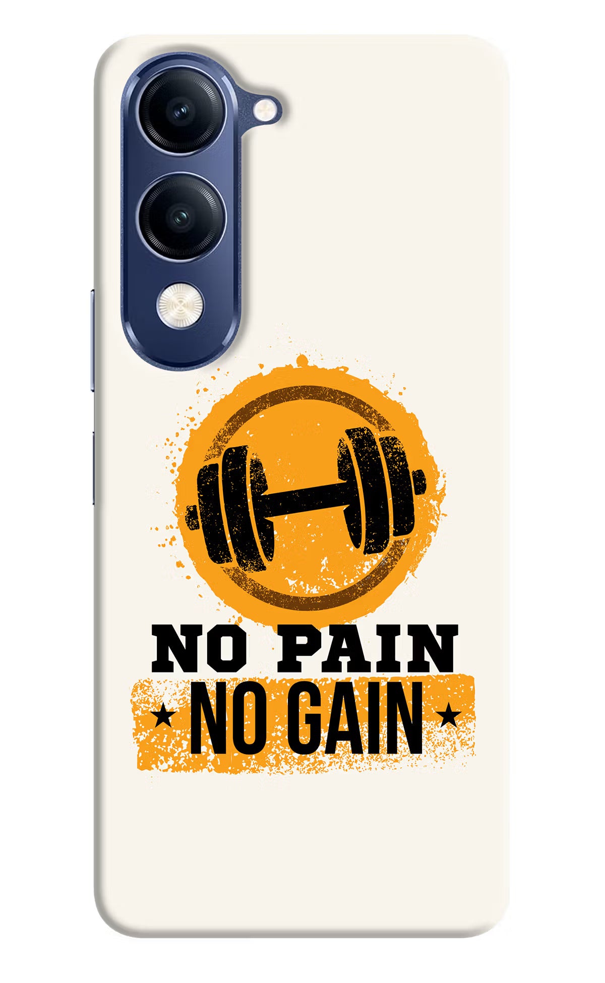 No Pain No Gain Vivo V40 Lite Hard Case Back Cover by Casekaro