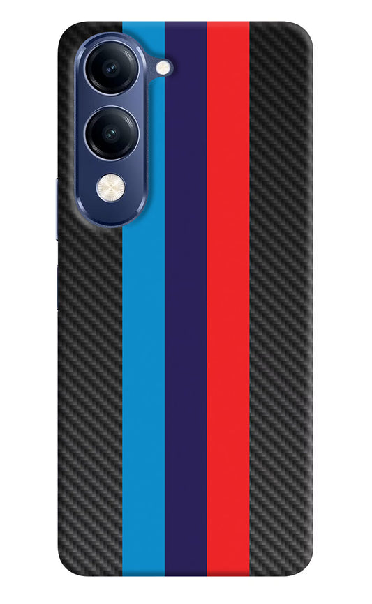 BMW Stripes Pattern Vivo V40 Lite Hard Case Back Cover by Casekaro