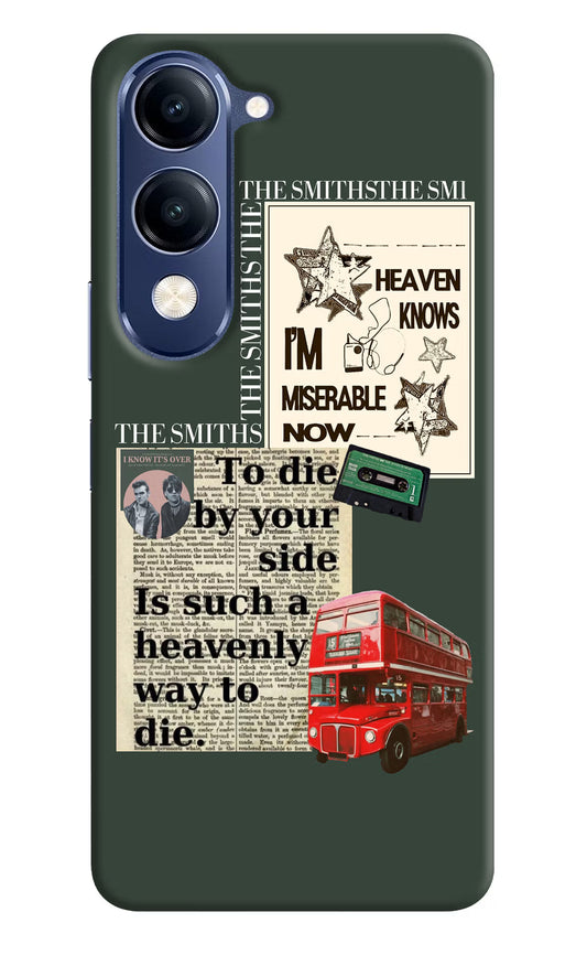 The Smiths Vivo V40 Lite Hard Case Back Cover by Casekaro