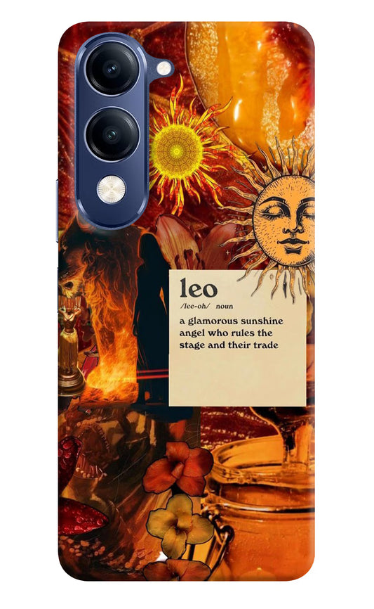 Leo Zodiac Vivo V40 Lite Hard Case Back Cover by Casekaro
