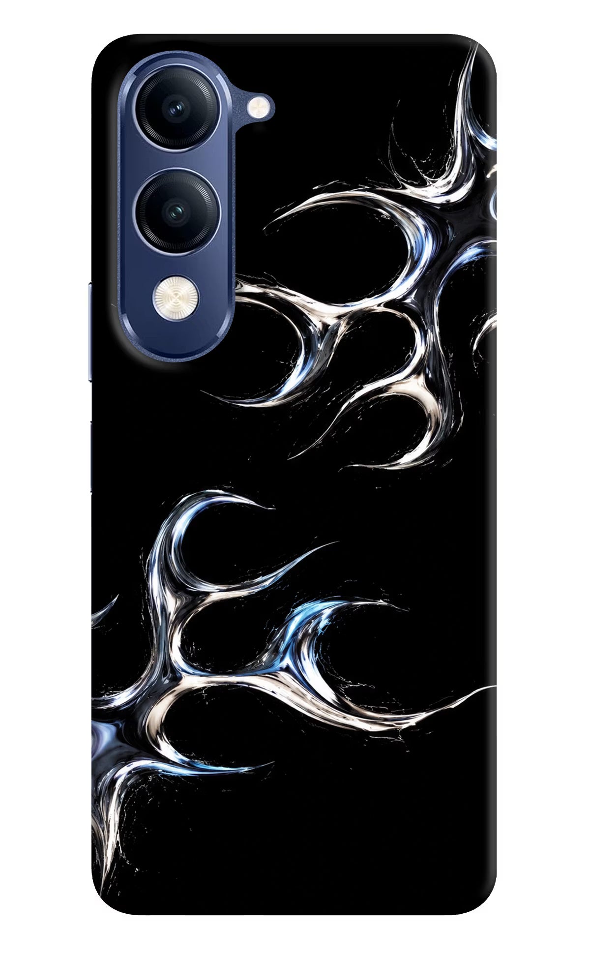 Chrome Tribal Vivo V40 Lite Hard Case Back Cover by Casekaro