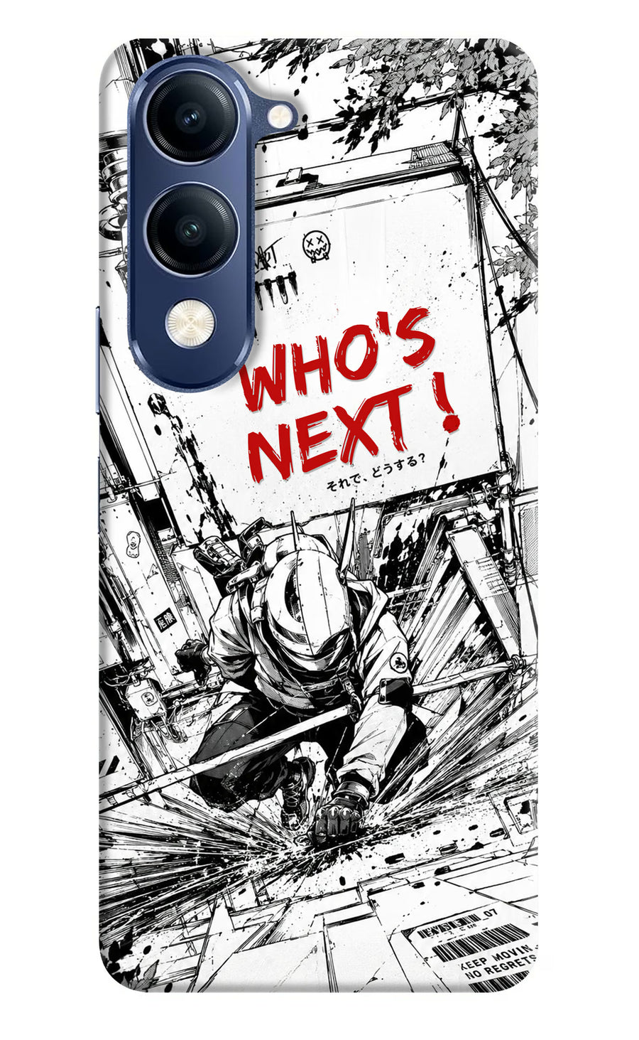 Who's Next Vivo V40 Lite Back Cover, Hard case
