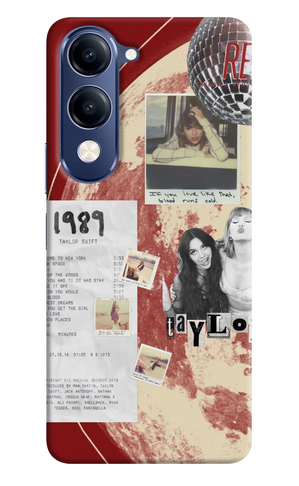 Taylor Swift Vivo V40 Lite Back Cover