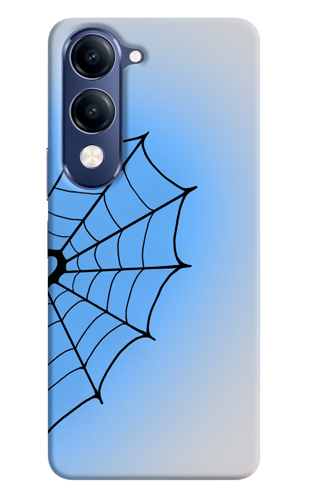 Blue Web Vivo V40 Lite Back Cover