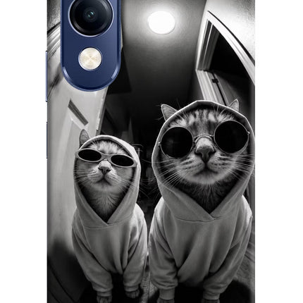 Hood Cats Vivo V40 Lite Hard Case Back Cover by Casekaro