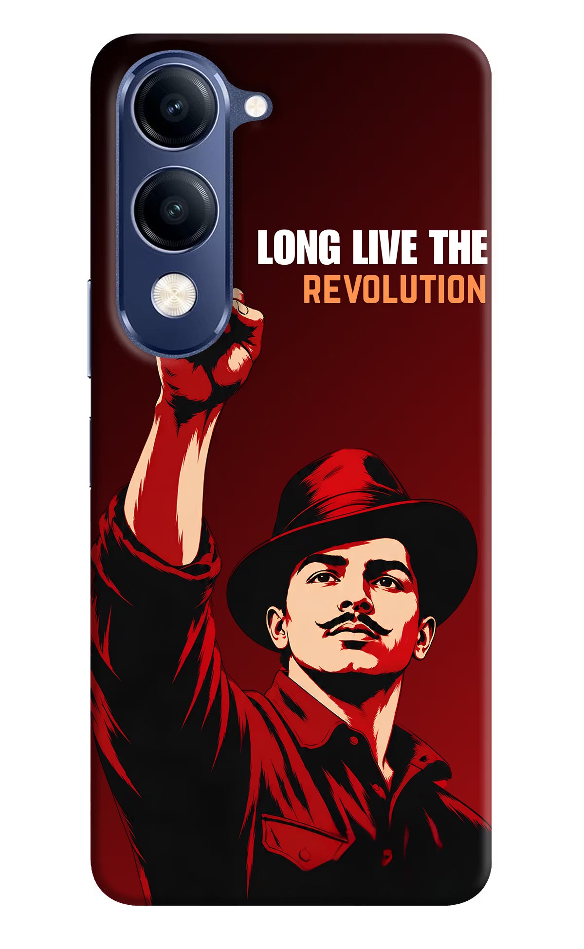 Bhagat Singh Revolution Vivo V40 Lite Back Cover