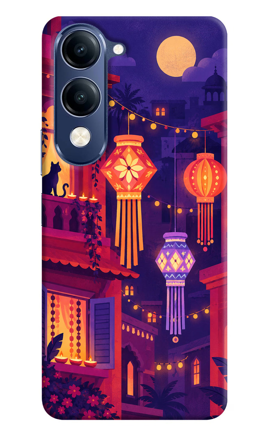 Lantern Lane Vivo V40 Lite Back Cover, Hard case