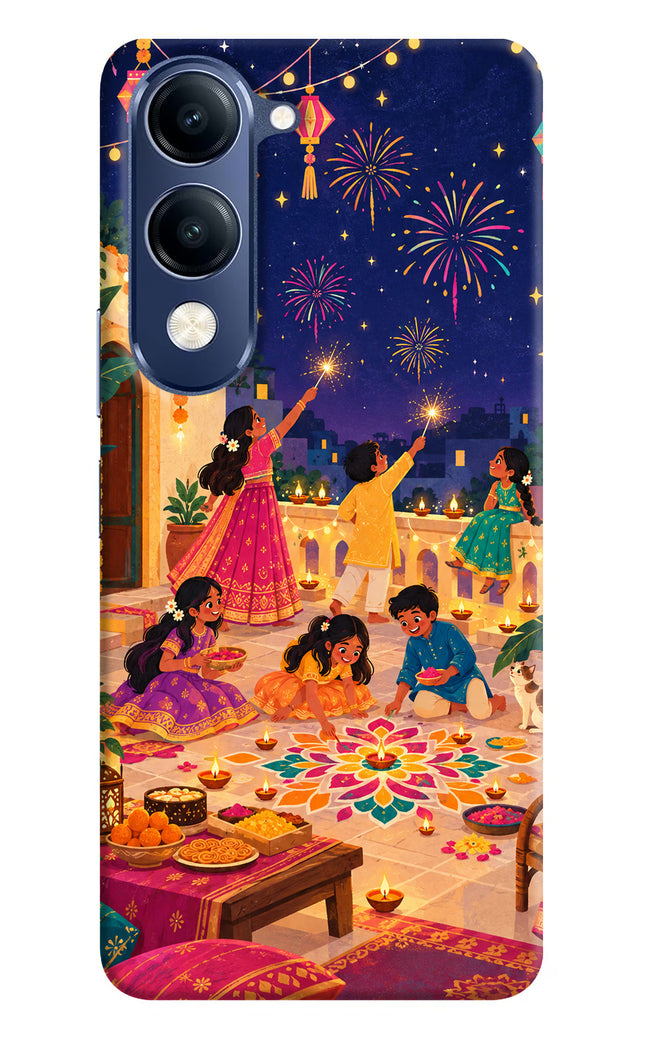 Diwali Night Vivo V40 Lite Back Cover