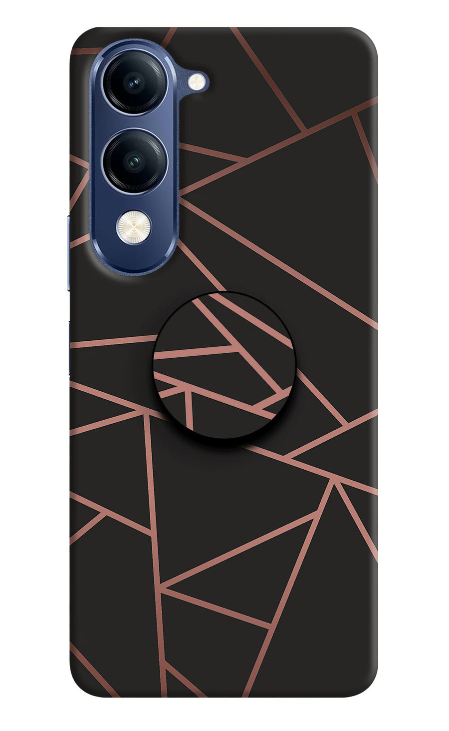 Geometric Pattern Vivo V40 Lite Pop Case, Hard case