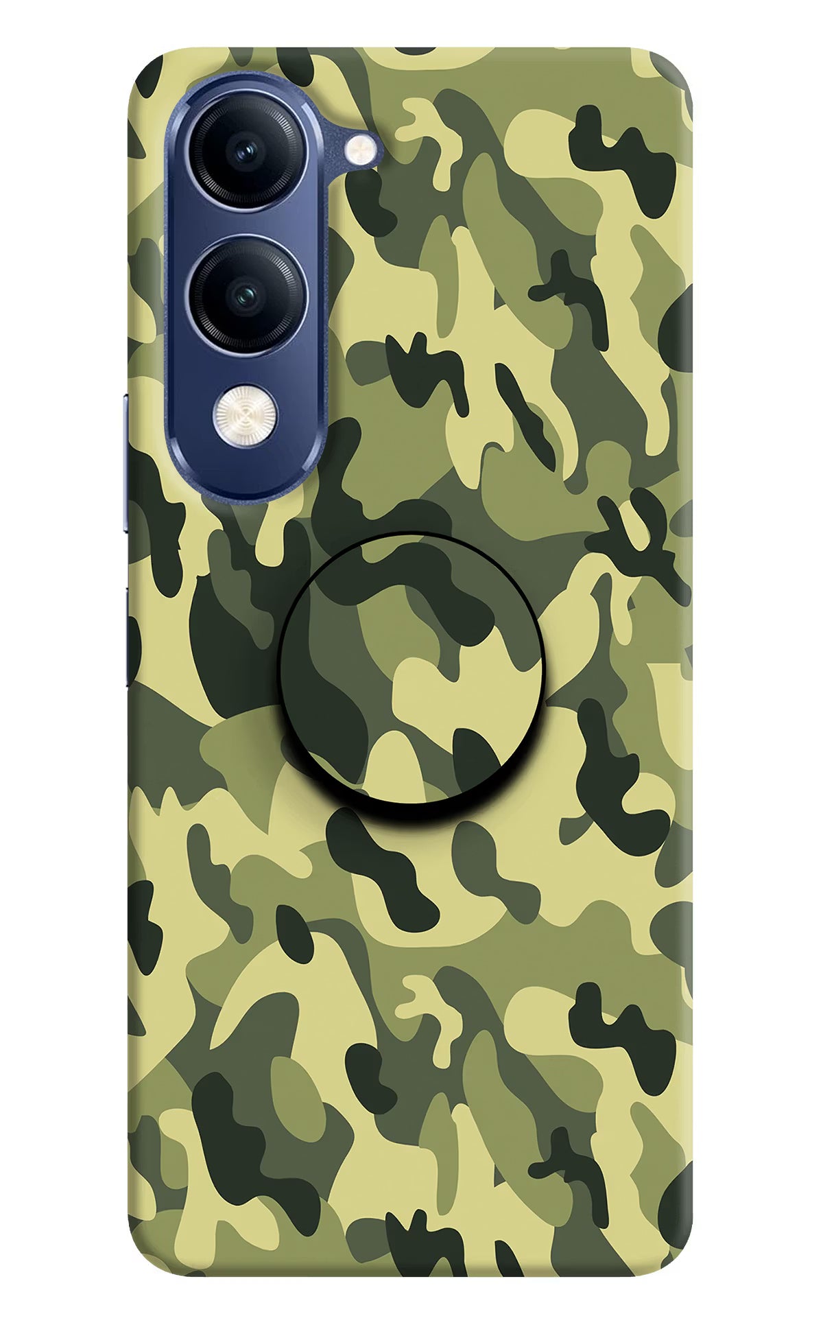 Camouflage Vivo V40 Lite Pop Case by Casekaro