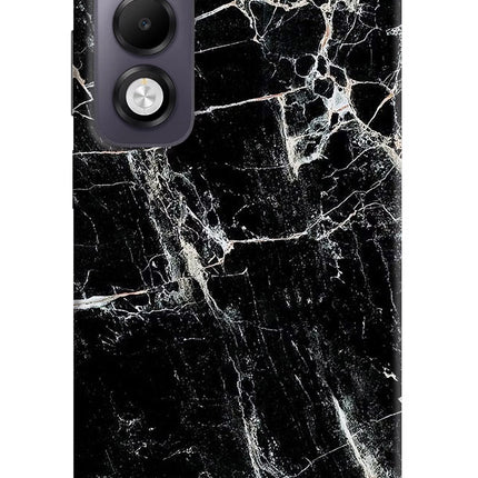 Black Marble Texture Oppo K13x Back Cover