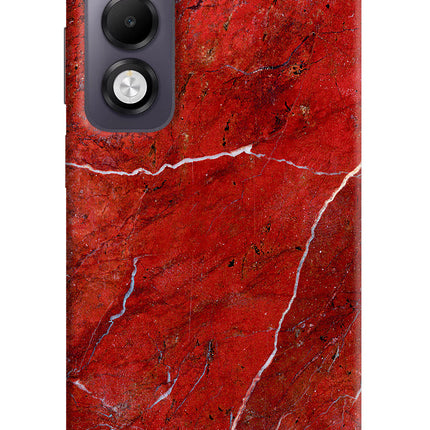 Red Marble Design Oppo K13x Back Cover