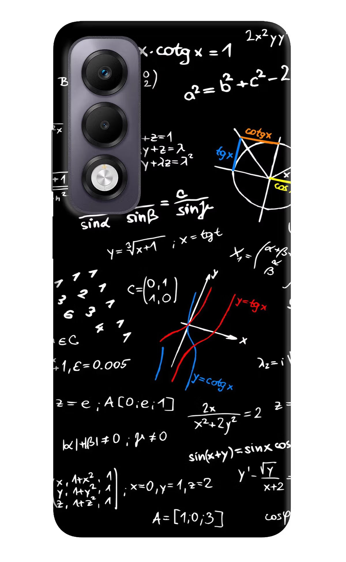 Mathematics Formula Oppo K13x Back Cover