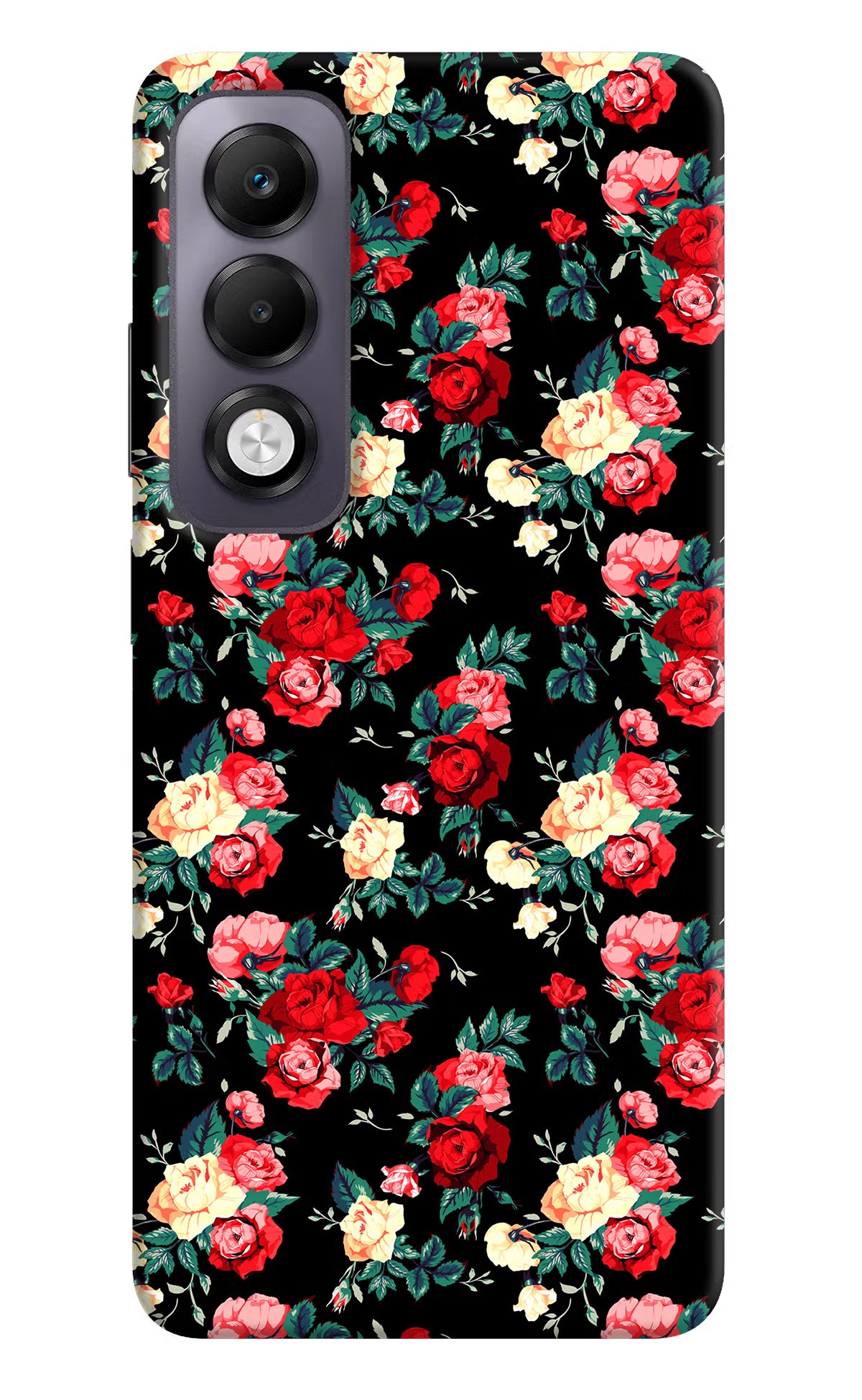 Rose Pattern Oppo K13x Back Cover
