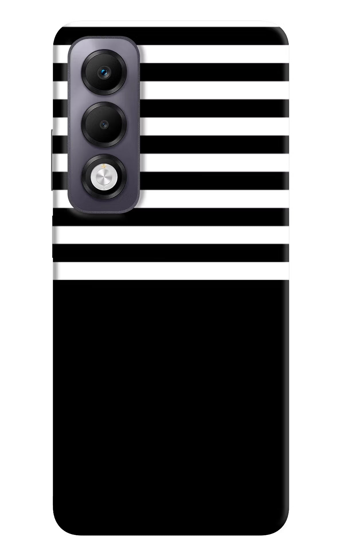 Black and White Print Oppo K13x Back Cover