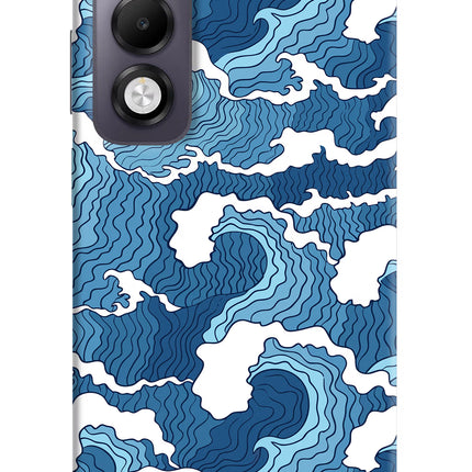 Blue Waves Oppo K13x Back Cover