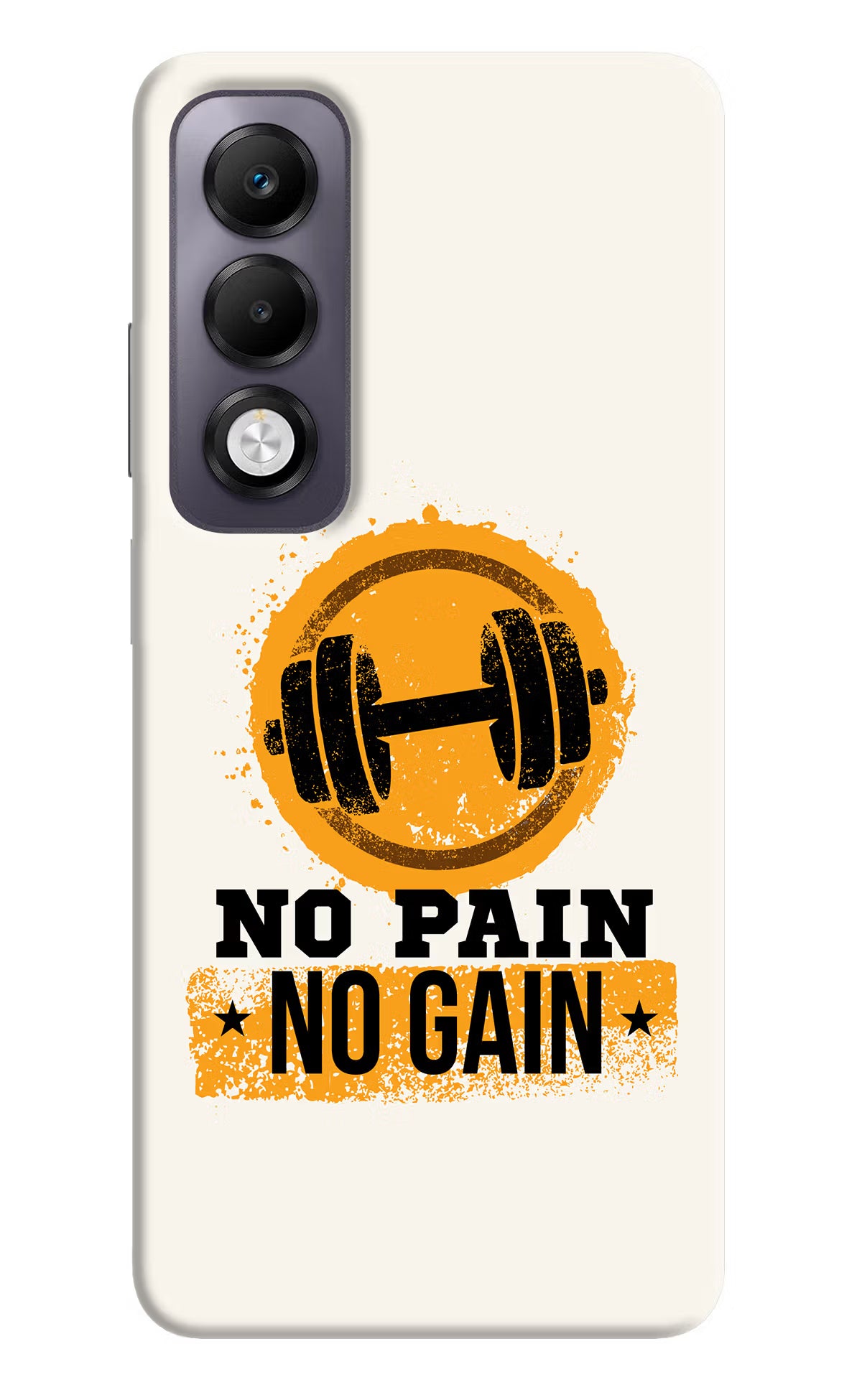 No Pain No Gain Oppo K13x Back Cover