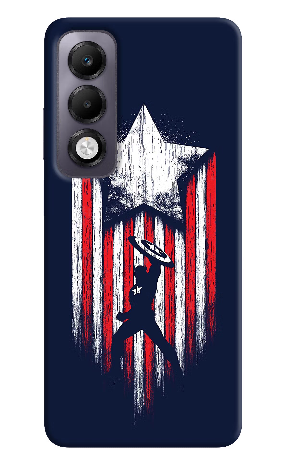 Captain America Marvel Art Oppo K13x Back Cover