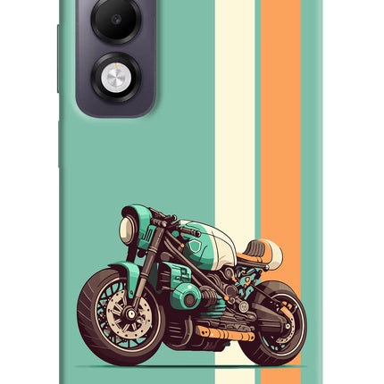 Striped Moto Drift Oppo K13x Back Cover