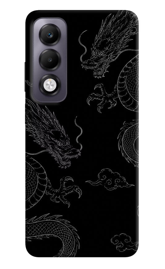 Twin Dragons Oppo K13x Hard Case Back Cover by Casekaro