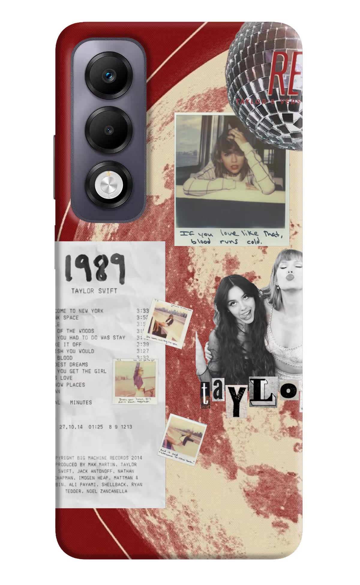 Taylor Swift Oppo K13x Back Cover
