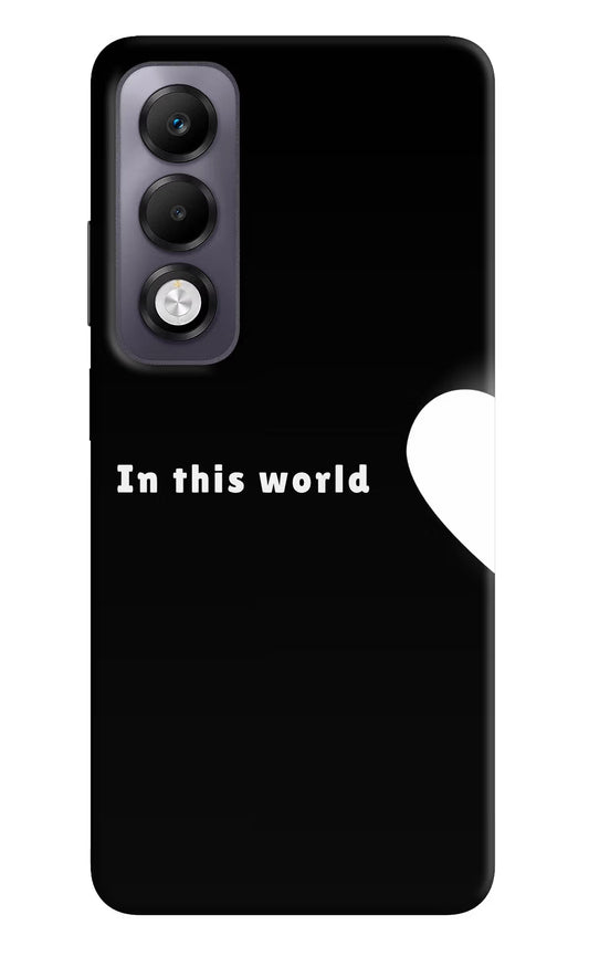 This World Oppo K13x Hard Case Back Cover by Casekaro