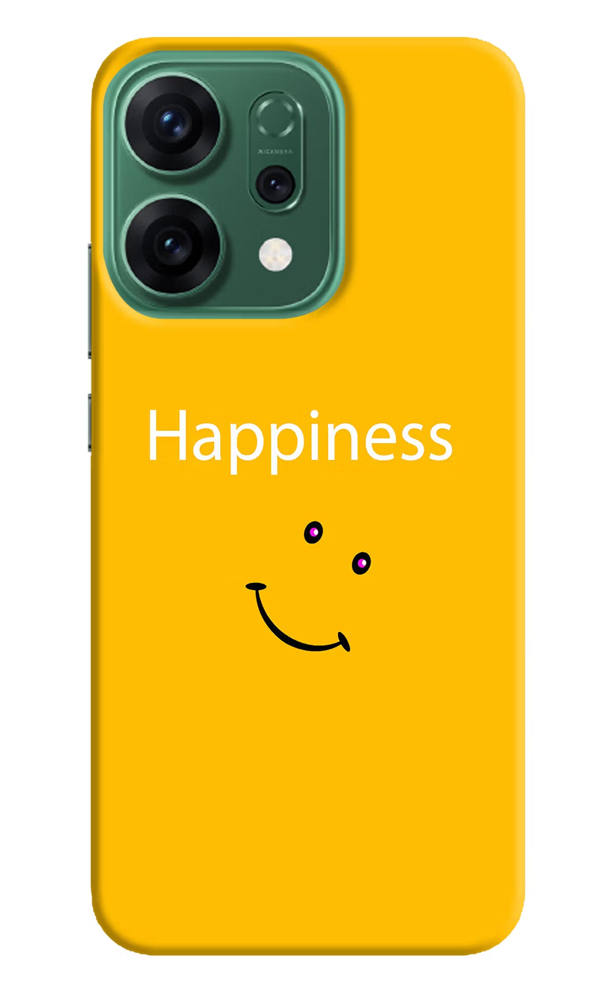 Happiness With Smiley Oppo Reno14 5G Hard Case Back Cover by Casekaro