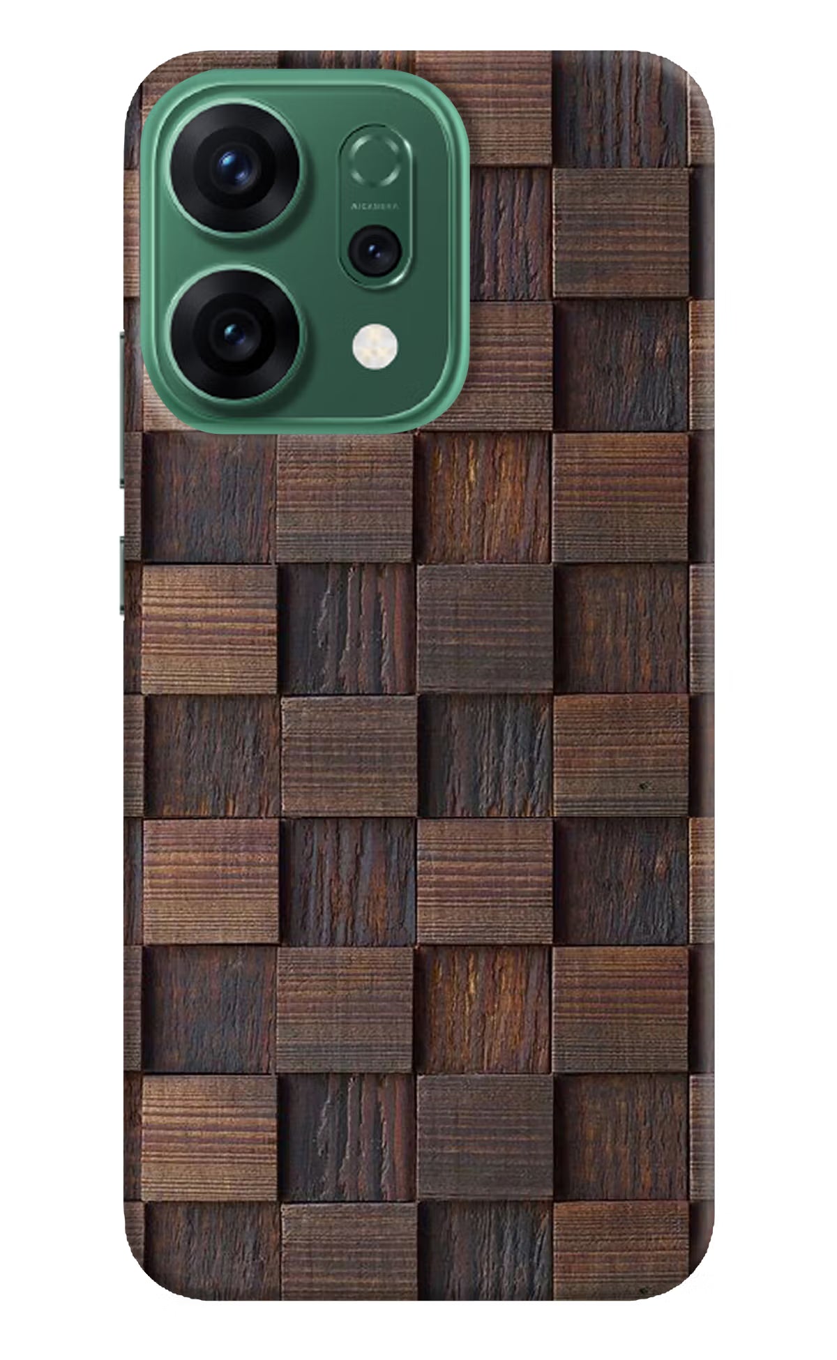 Wooden Cube Design Oppo Reno14 5G Hard Case Back Cover by Casekaro