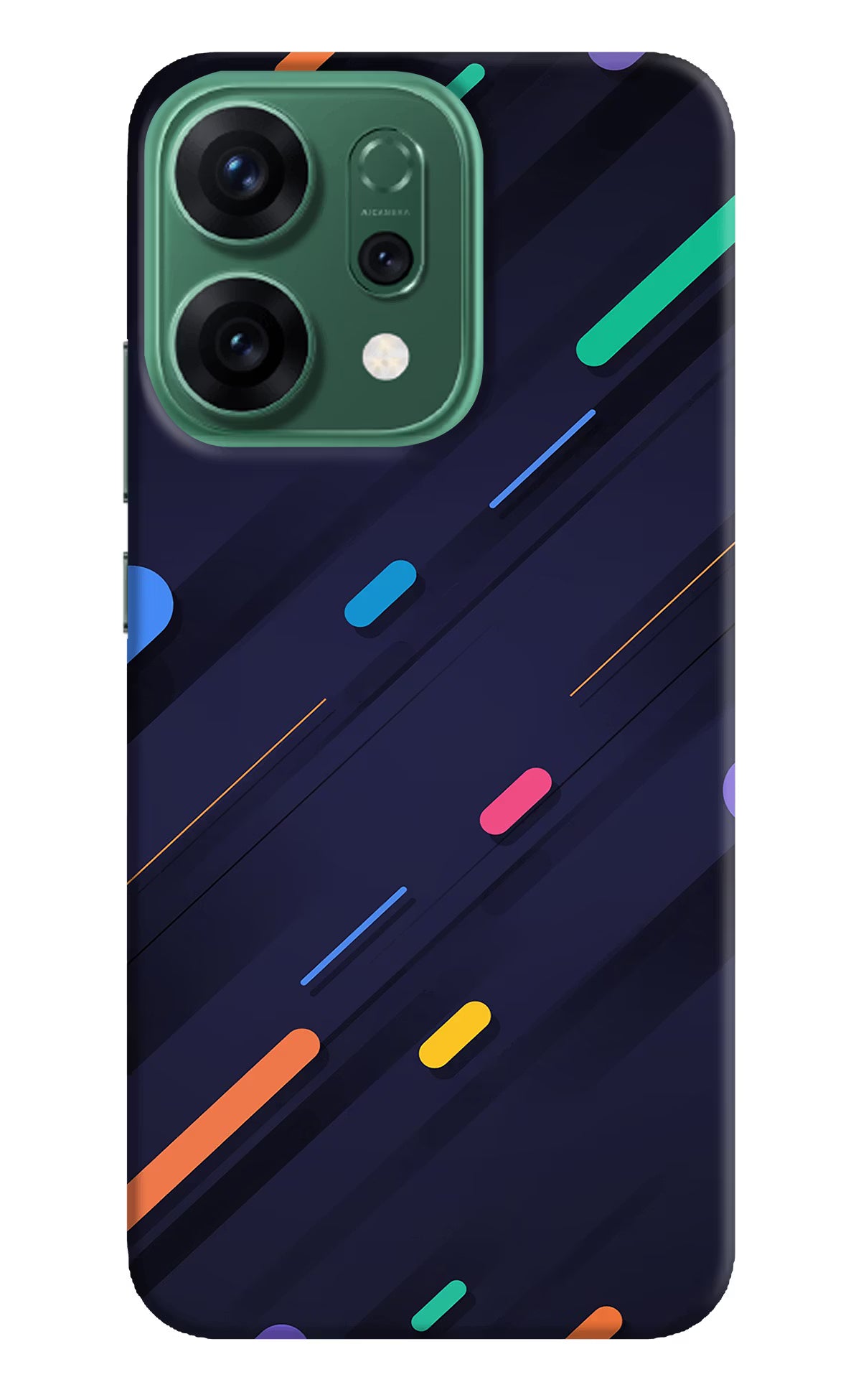 Abstract Design Oppo Reno14 5G Hard Case Back Cover by Casekaro