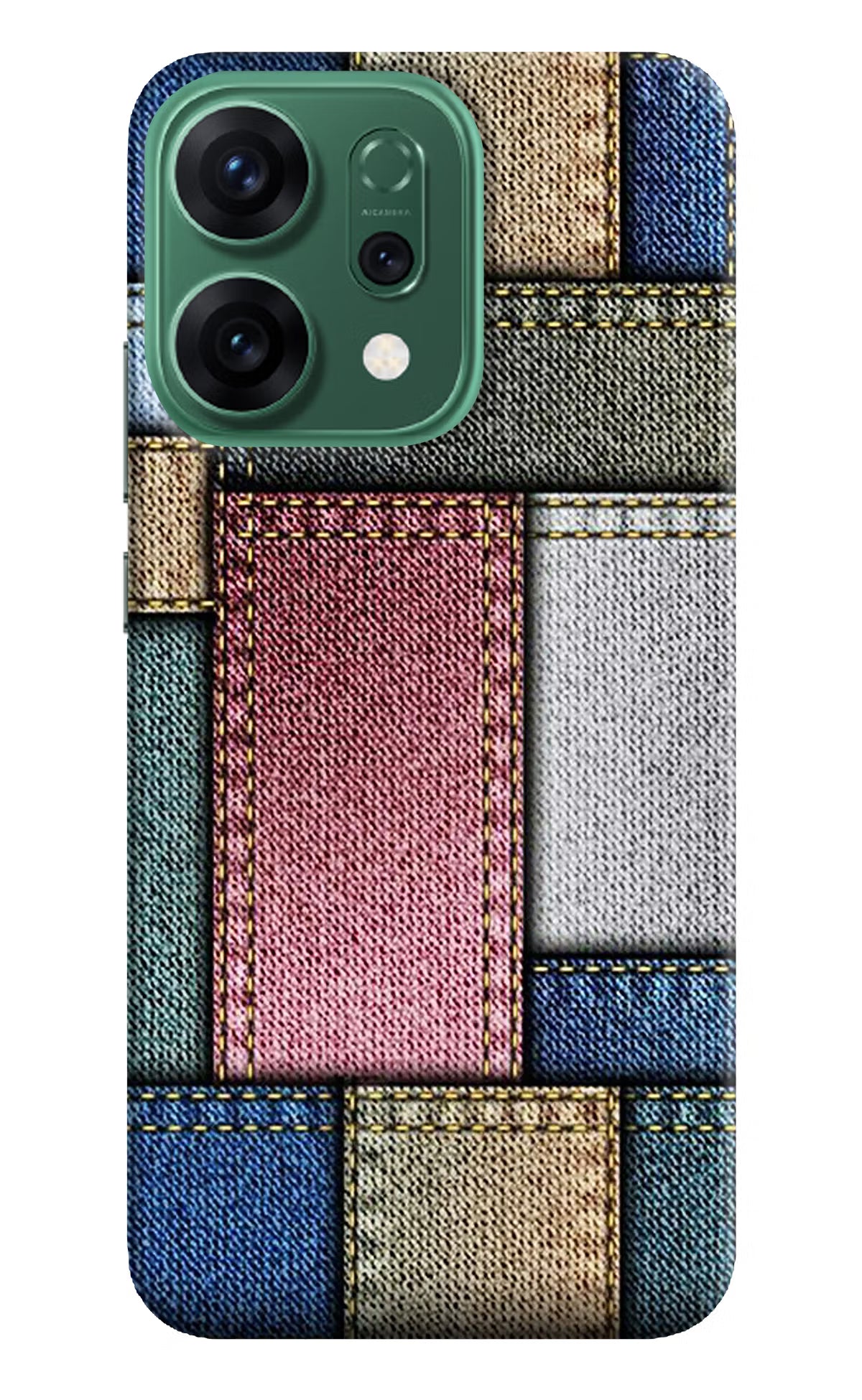 Multicolor Jeans Oppo Reno14 5G Hard Case Back Cover by Casekaro
