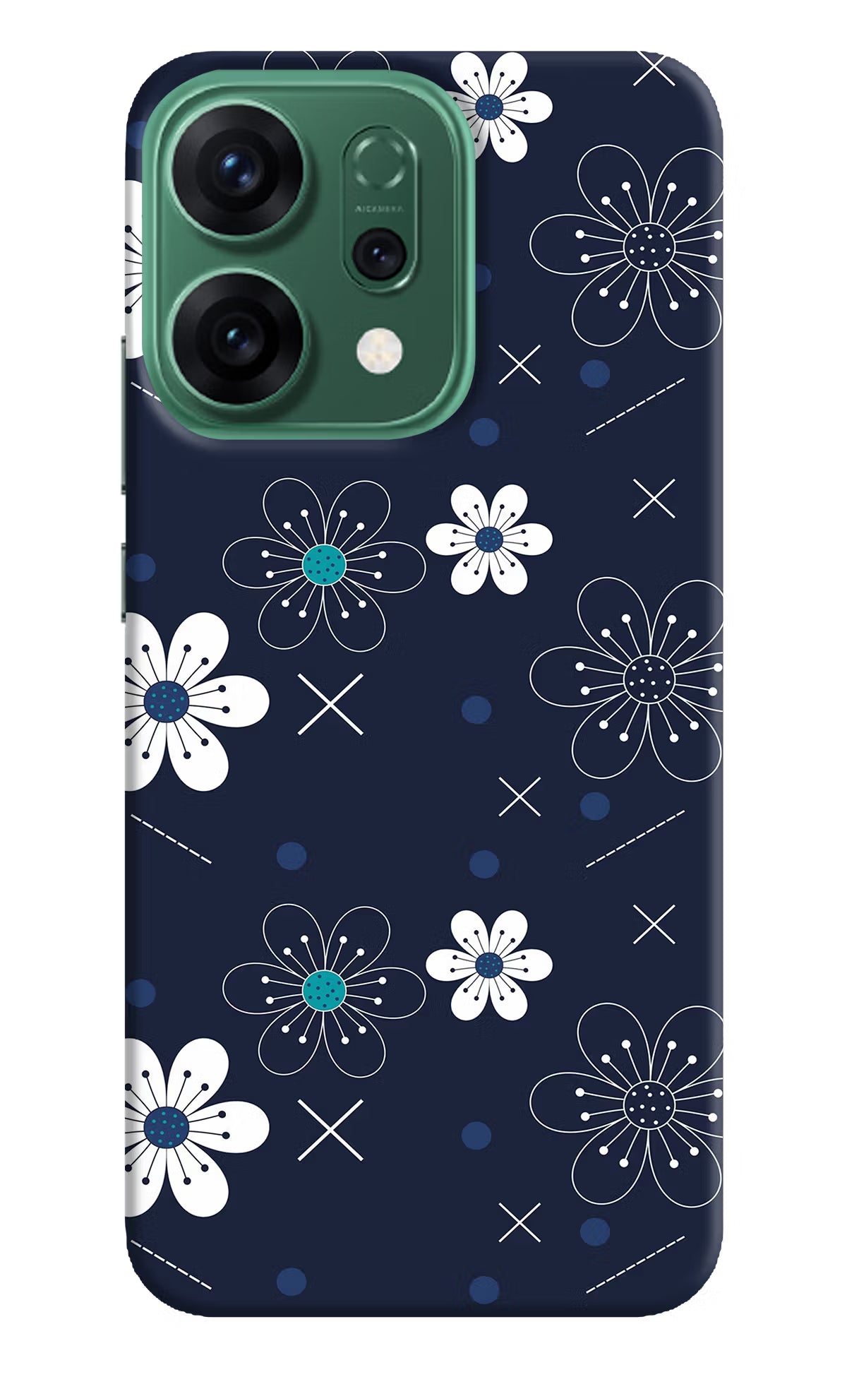Flowers Oppo Reno14 5G Hard Case Back Cover by Casekaro