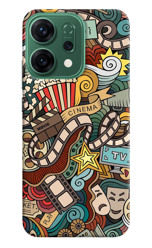 Cinema Abstract Oppo Reno14 5G Hard Case Back Cover by Casekaro
